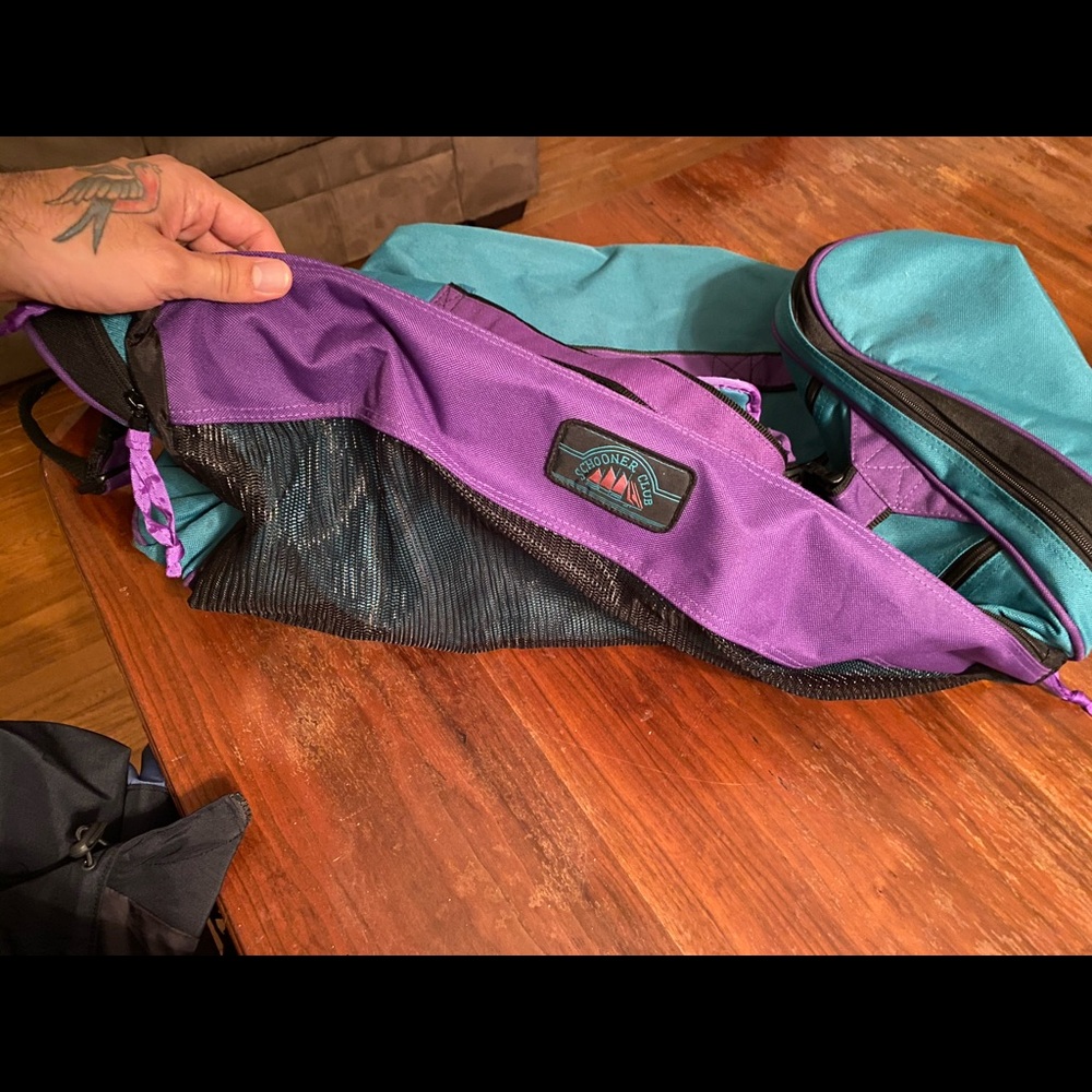 Vintage 80s/90’s Schooner Club Sailing Duffel Bag
